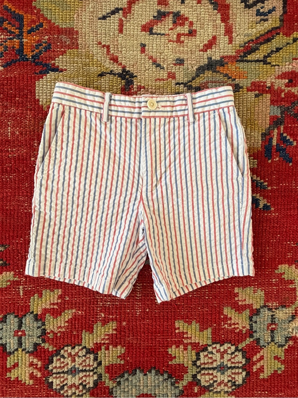 Vineyard Vines Boys Seersucker Shorts size 5